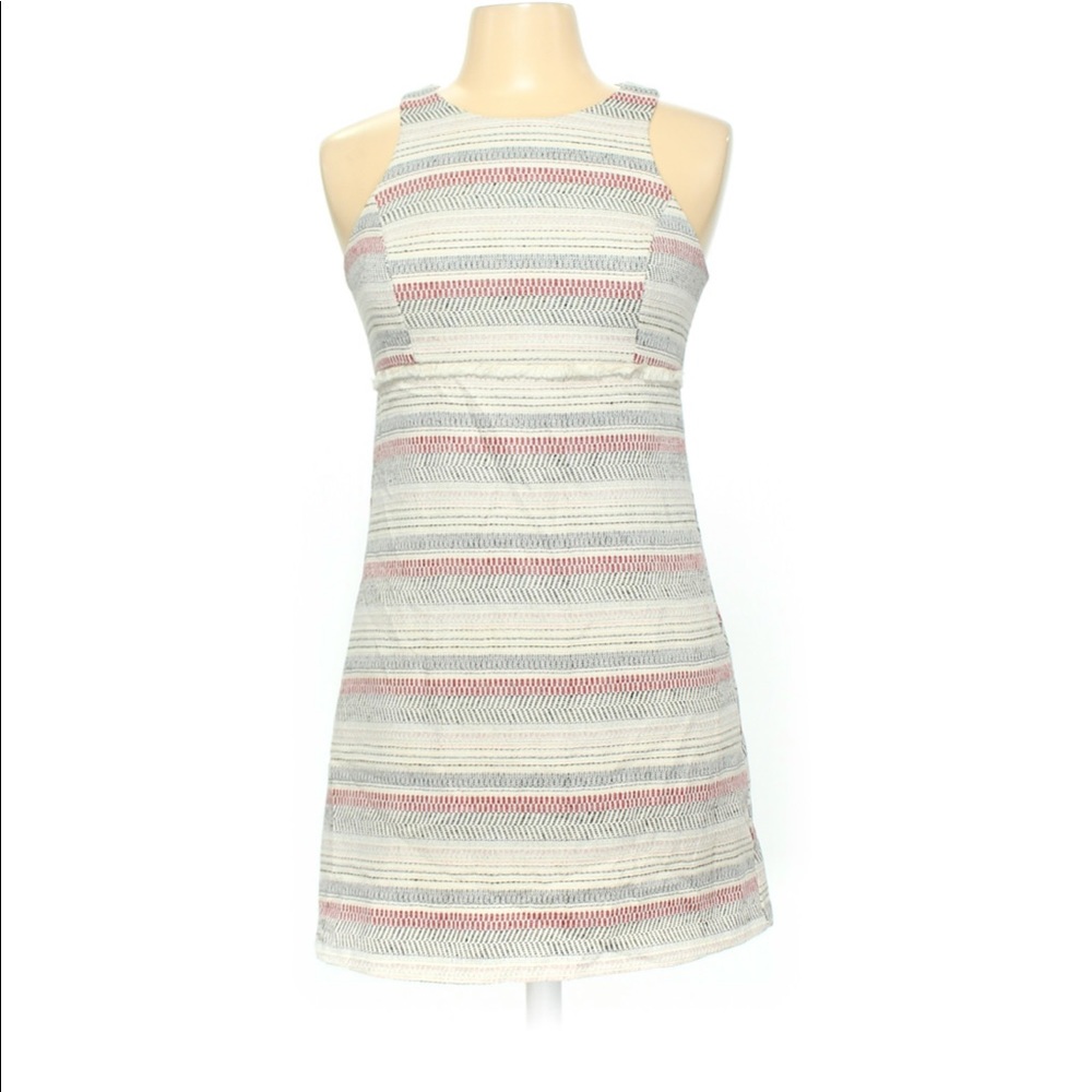 6 BCBG Boho Striped Sleeveless Dress